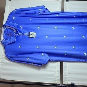 Elliot Collection Horses  golf shirt sz.L